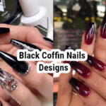 Black Coffin Nails Designs