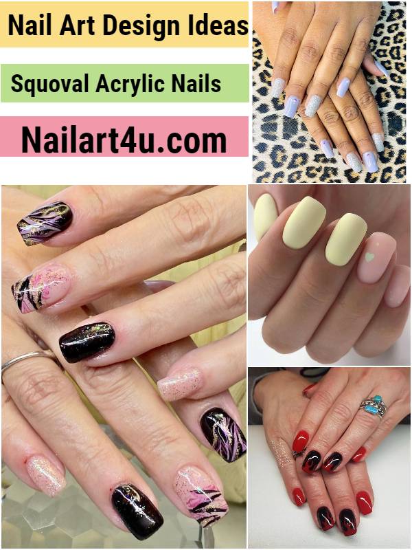 Squoval Acrylic Nails featured image 1