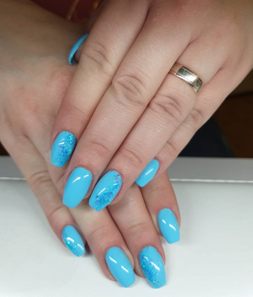 Best Blue Summer Nails 6