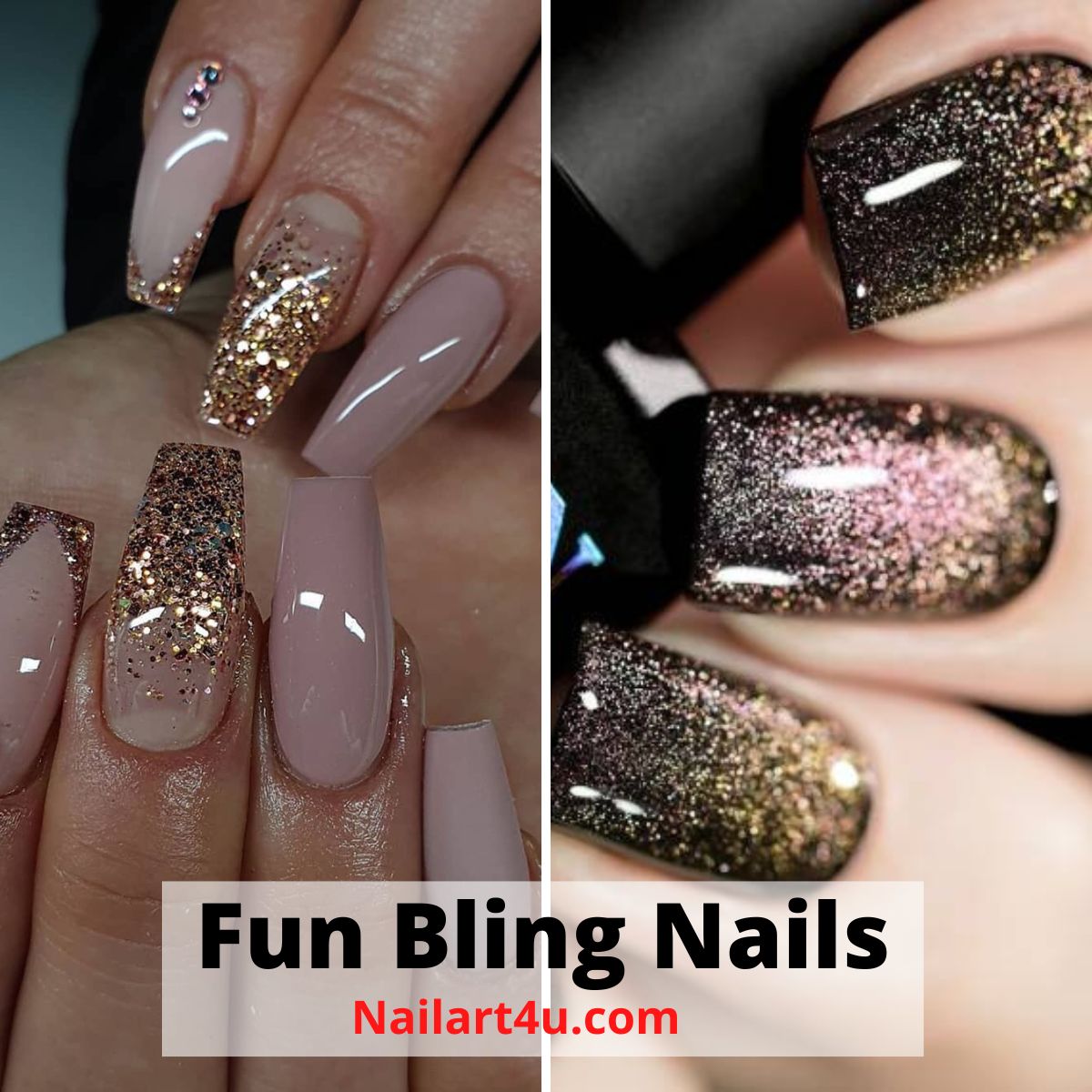 Fun Bling Nails
