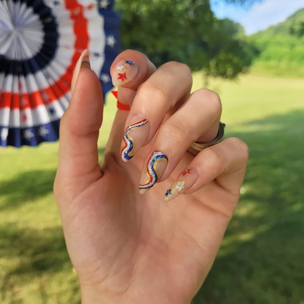 Labor Day Nails