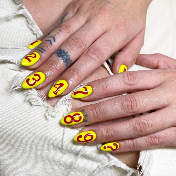 Yellow Nail designs