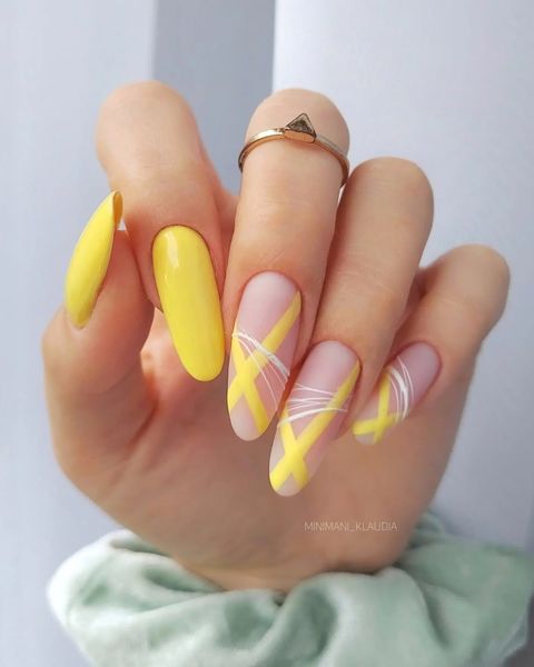 Yellow Nail designs