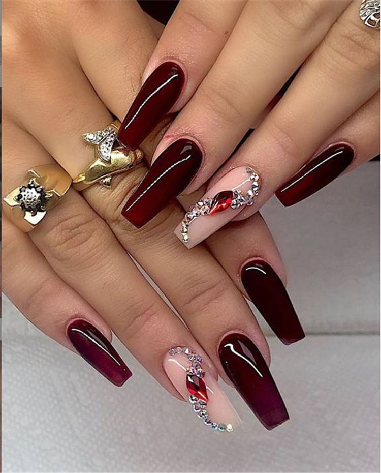  Coffin Classy Fall Nails