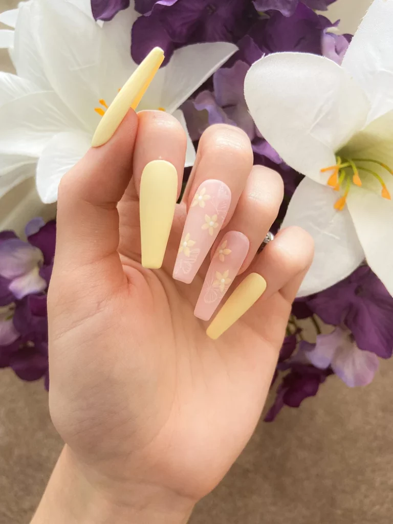 Yellow Nail designs