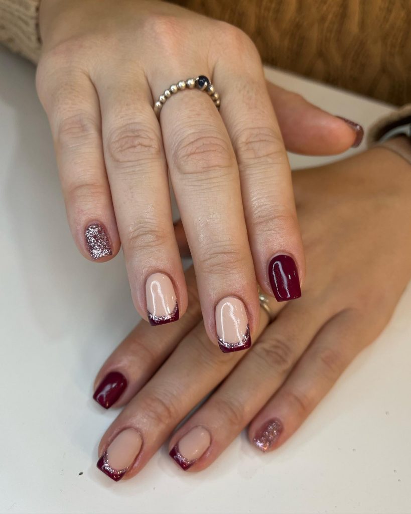 1488 Top Burgundy Nails Design