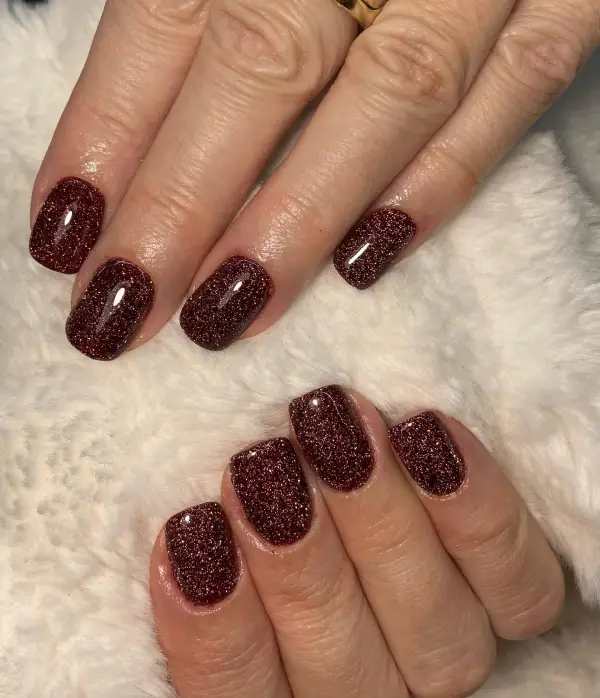 Burgundy Nails Designs 2