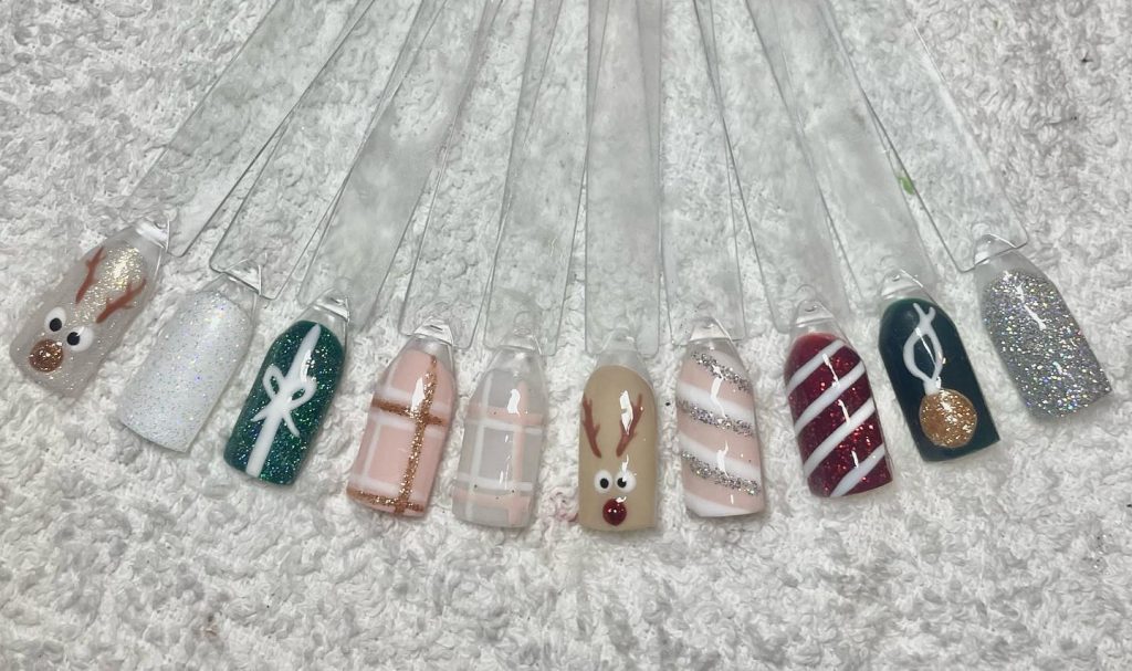 Reindeer Nails Design Ideas 777