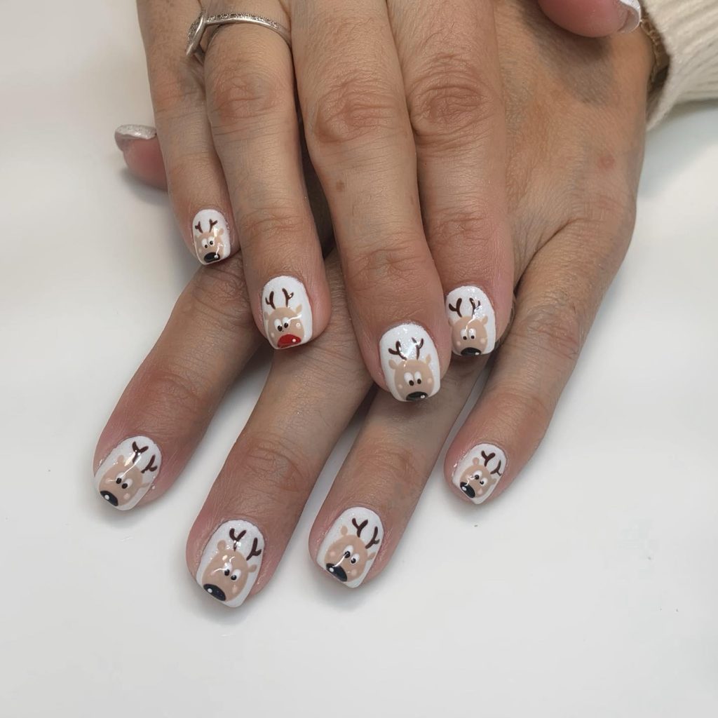 Reindeer Nails Design Ideas 83