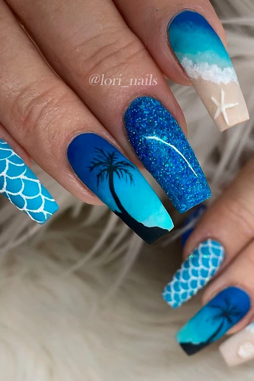 Rock Gorgeous Coffin Wavy Nails