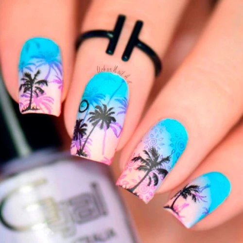 Tropical Beach Nail Designs 3