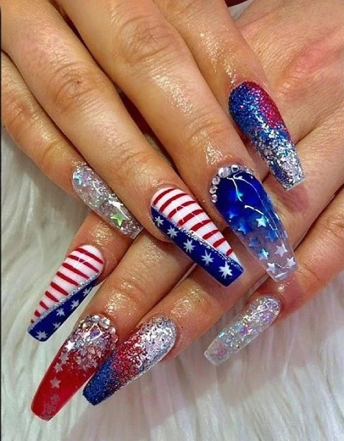 66 Best 4th of July Nails Design – Independence Day Nails