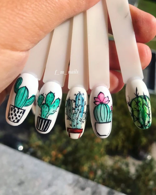 Cactus Nail Designs