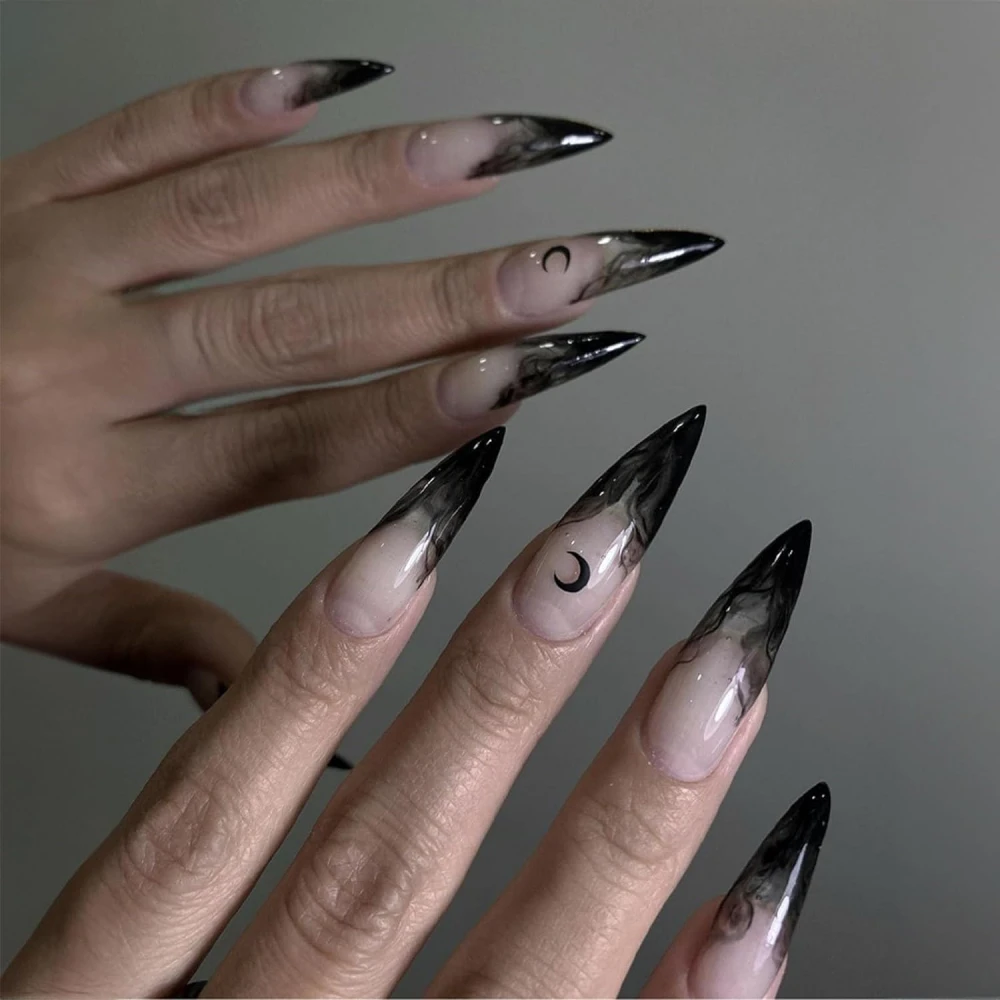 Florry Halloween Fake Long Stiletto Press on Nails