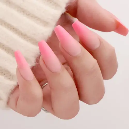 Pink Ombre Press On Nails