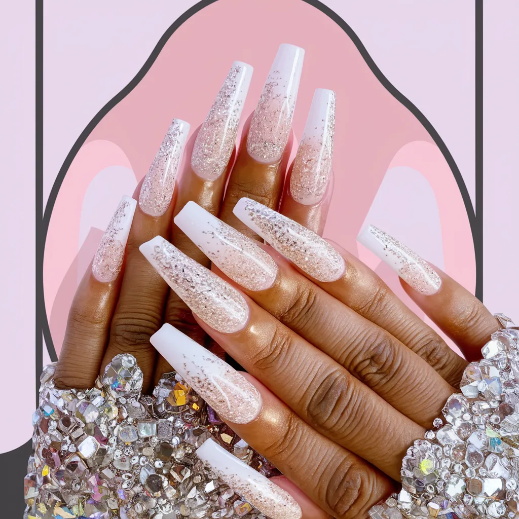 40 Trendy White Nails Ideas with Designs